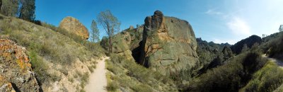 Pinnacles - Balconies Cliffs Trail Pano 3
