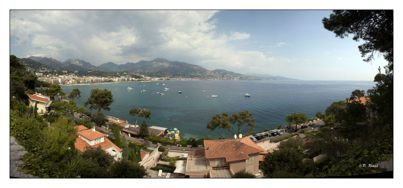 Panoramique Baie de Menton