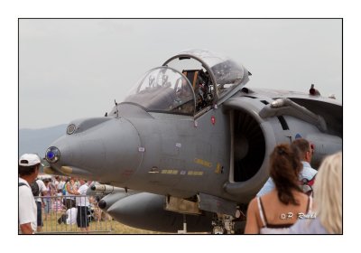 British RAF Harrier GR9 on display - 5491