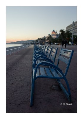 Les chaises bleues - Nice - 2776