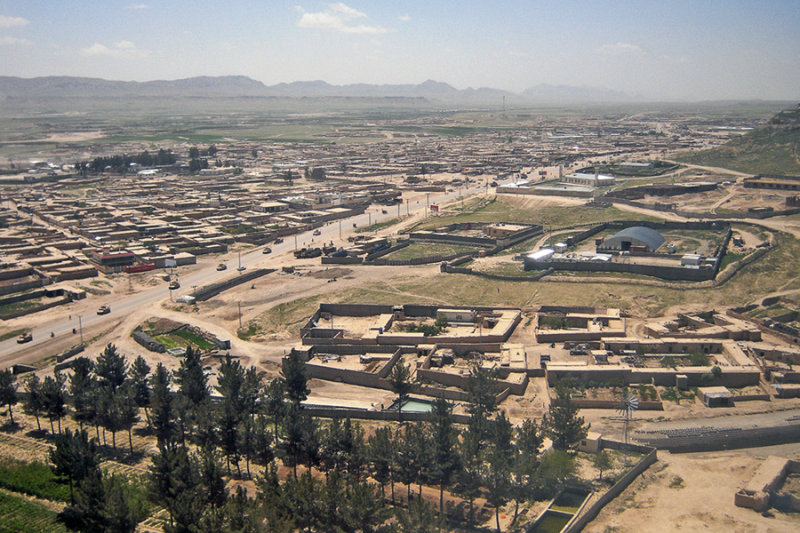 Zabul, Afghanistan from a Blackhawk