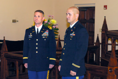 David and Lt. Col. Seegar
