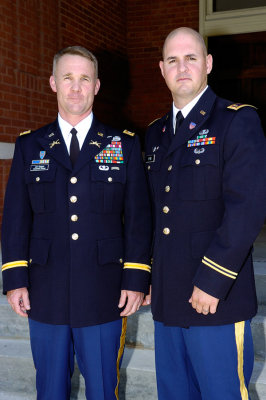 Col. Seegar and Lt. Eyre