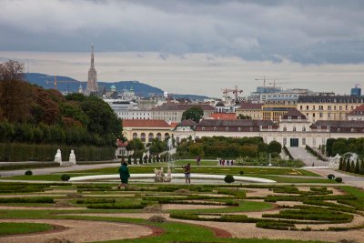 View of Wien from Belvedere