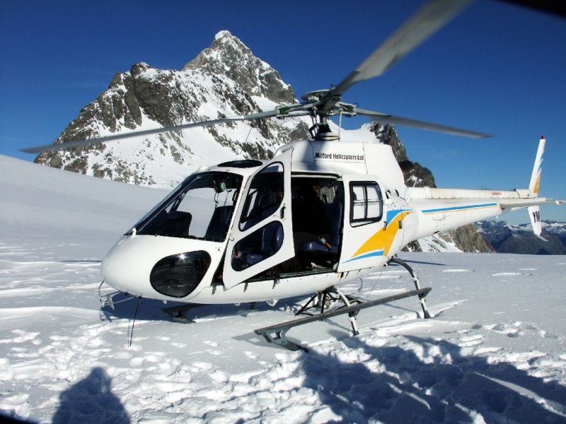 Landing on a Glacier