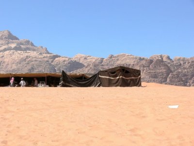 A Bedouin camp