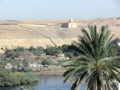 The Mausoleum of  Aga Khan on the west bank of the Nile