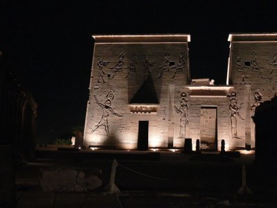 The Temple at night