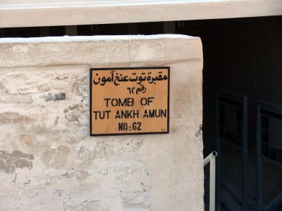 This is where they discovered the unopened tomb of King Tutankamun