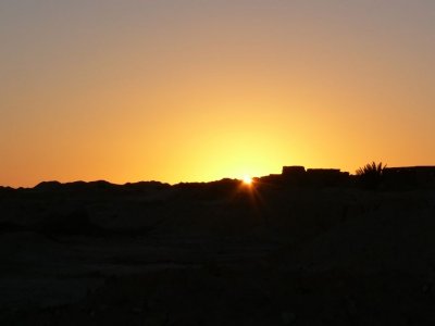 Sunset Over the Sahara