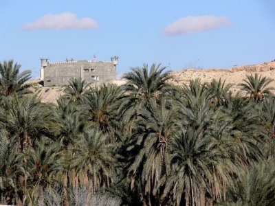 The Border Crossing Between Tunisia and Algeria