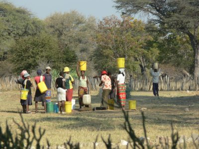 A Water Hole Project Sponsored by Grand Circle Foundation at a Village in Zimbabwe