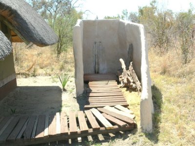 Outdoor Showering Facility (there's one indoors also :)