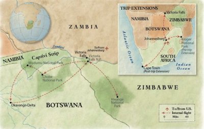 Africa - Botswana, Nambia and Zimbabwe