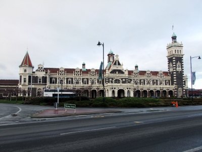The Railway Station in Dunedin