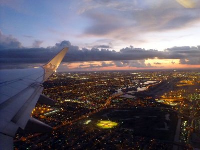 Miami at dusk