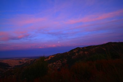 Sunset over Central Valley