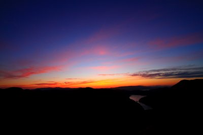 Sunset over Lake Berryessa