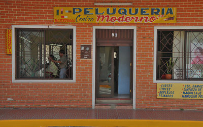 Peluqueria in Santa Cruz, Bolivia