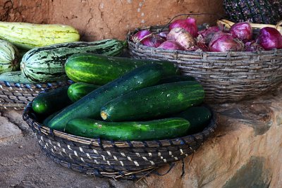 Fresh vegetables at La Vispera