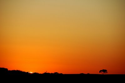 Sunrise at the Lomas de Arena, Santa Cruz, Bolivia