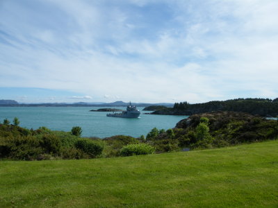 A 535 KNM Valkyrien outside Palsneset