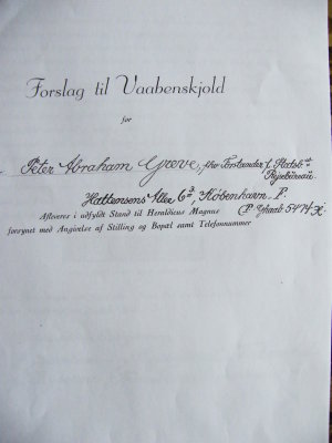 Peter Abraham Greve 1868-1942- Min Oldefar p Morsiden Ridder af Danebro -Direktr Danske Statsbaners Reisebyr