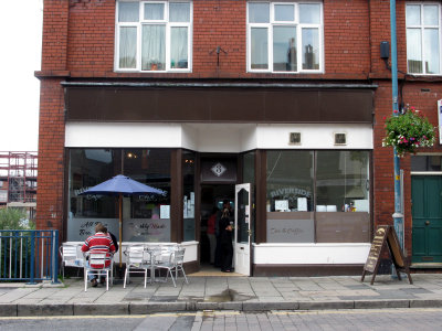 Riverside Cafe on Market Street in Stalybridge