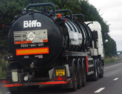 Biffa Tanker on the road 8 x 10 inch Photo Print  4.99