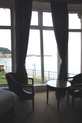 View from The Grand Hotel Scarborough where I stayed