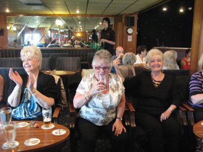 Girls at the Working mens club in Blackpool