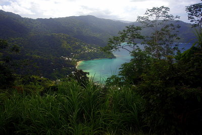 Charlotteville from above