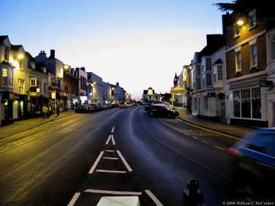 Stratford upon Avon - Bridge Street at Dusk - 09-26-2008