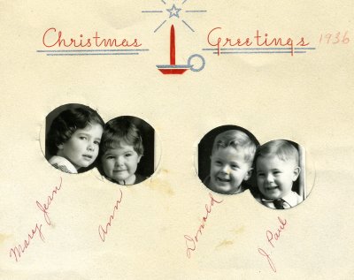 Christmas Card 1936