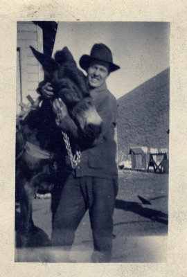 John Jr. plus his mule at Lucas mine.jpg