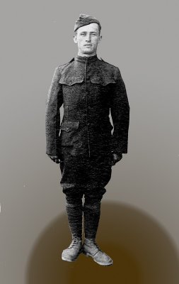 Dad  In Uniform 1916  WW 1