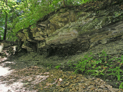 A Big Stone Overhang