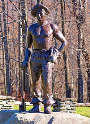 A CCC Tribute Statue