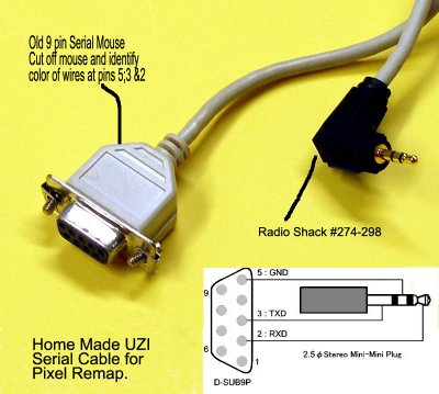 Home Made UZI Serial Cable