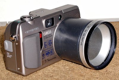 The Olympus c7000z With  a Home Made Filter Adapter
