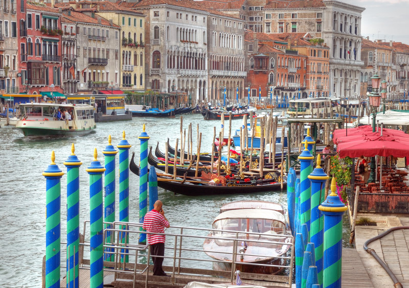 Canal Grande looking South West from the Ponte de Rialto