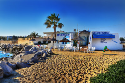 Cafe Port El kantaoui Beach