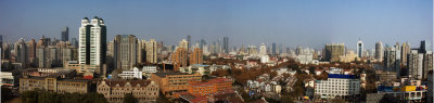Shanghai Panorama from Shanghai Jiao Tong University
