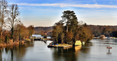 Lock downstream of Hurley