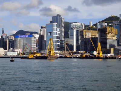 Land reclamation HK Island