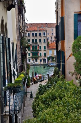 View onto the Canal Grande from the hotel