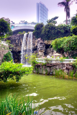 Waterfall, Hong Kong Park