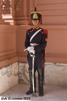 Guard at Casa Rosada