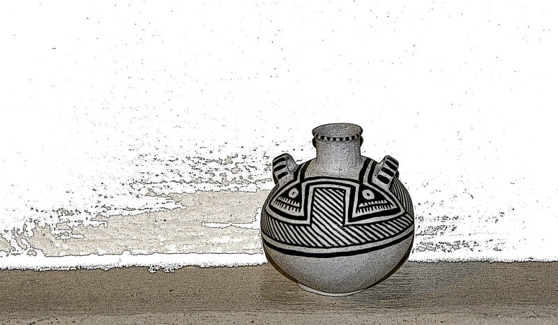 Ceramic Pot - Aztec Ruins, New Mexico
