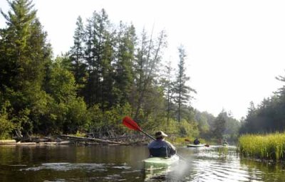 Kayak on the Au Sable River 